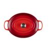 Cocotte ovale en fonte Cerise 35 cm - Visuel 1